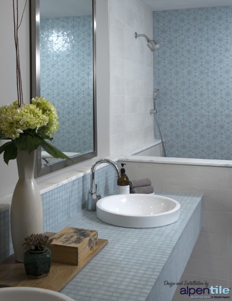 Glass Mosaic Patterns Bathroom_logo